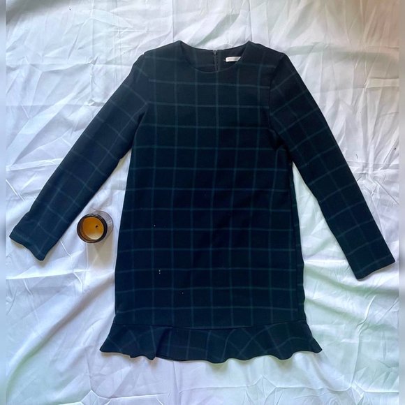 Zara Navy Blue Long Sleeves Minidress - Picture 1 of 3